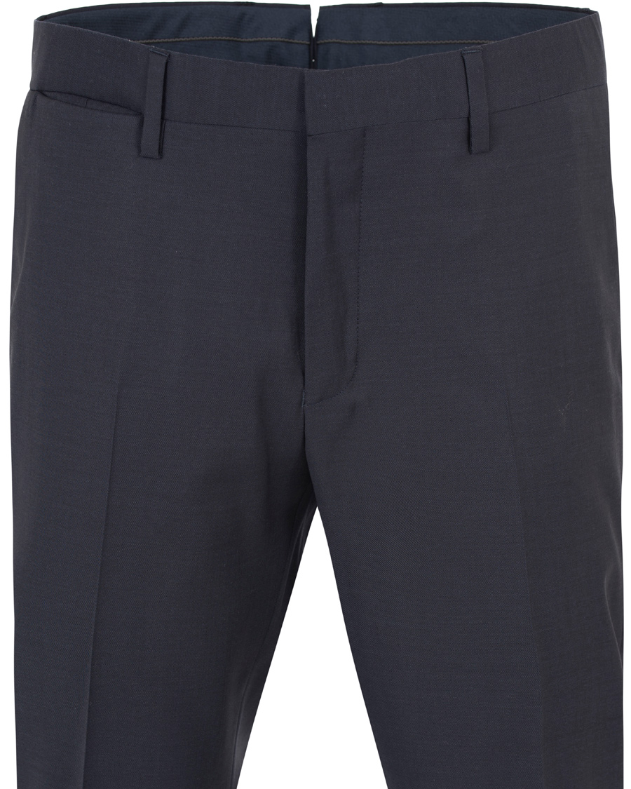 Uomini | Pantaloni | GANT Diamond G | Tailored Slim Travel Pants Ink Blue