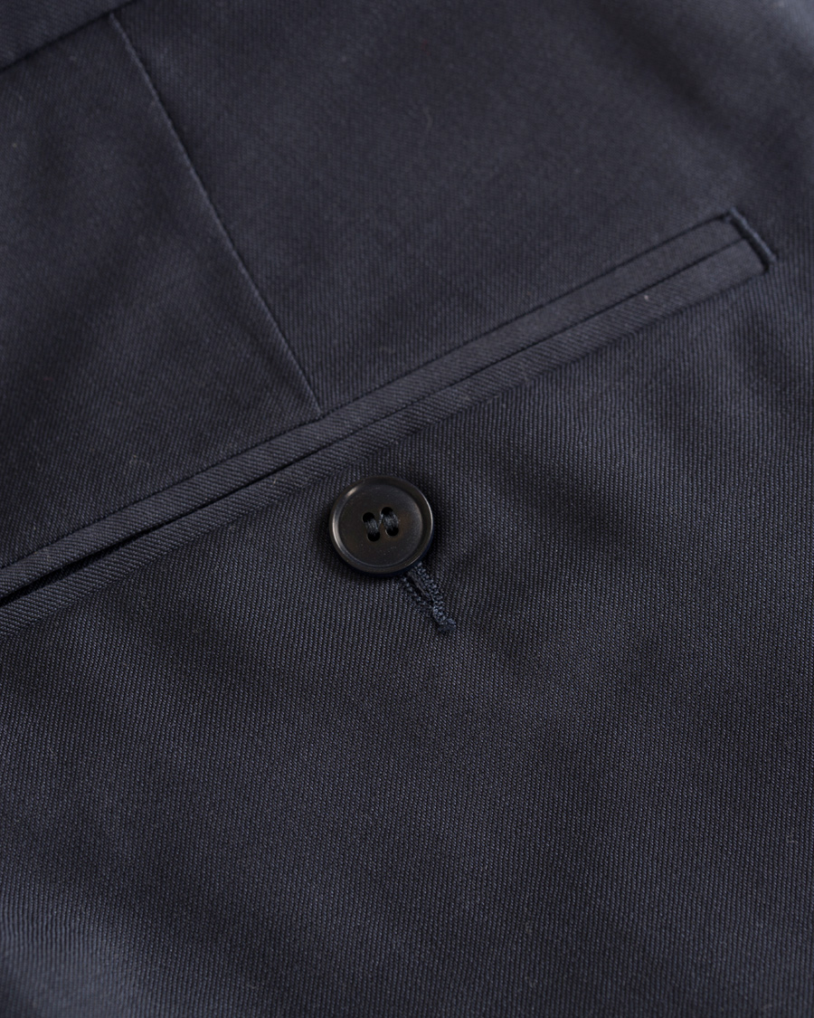 Uomini | Pantaloni | GANT Diamond G | Tailored Slim Travel Pants Ink Blue