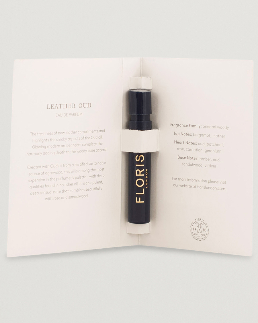 Uomini | Profumi | | Floris London Leather Oud Eau de Parfum 1,2ml Sample