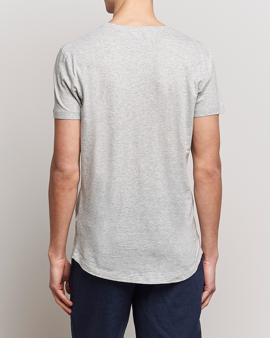 Uomini | T-shirt | Orlebar Brown | OB Crew Neck Tee Mid Grey Melange