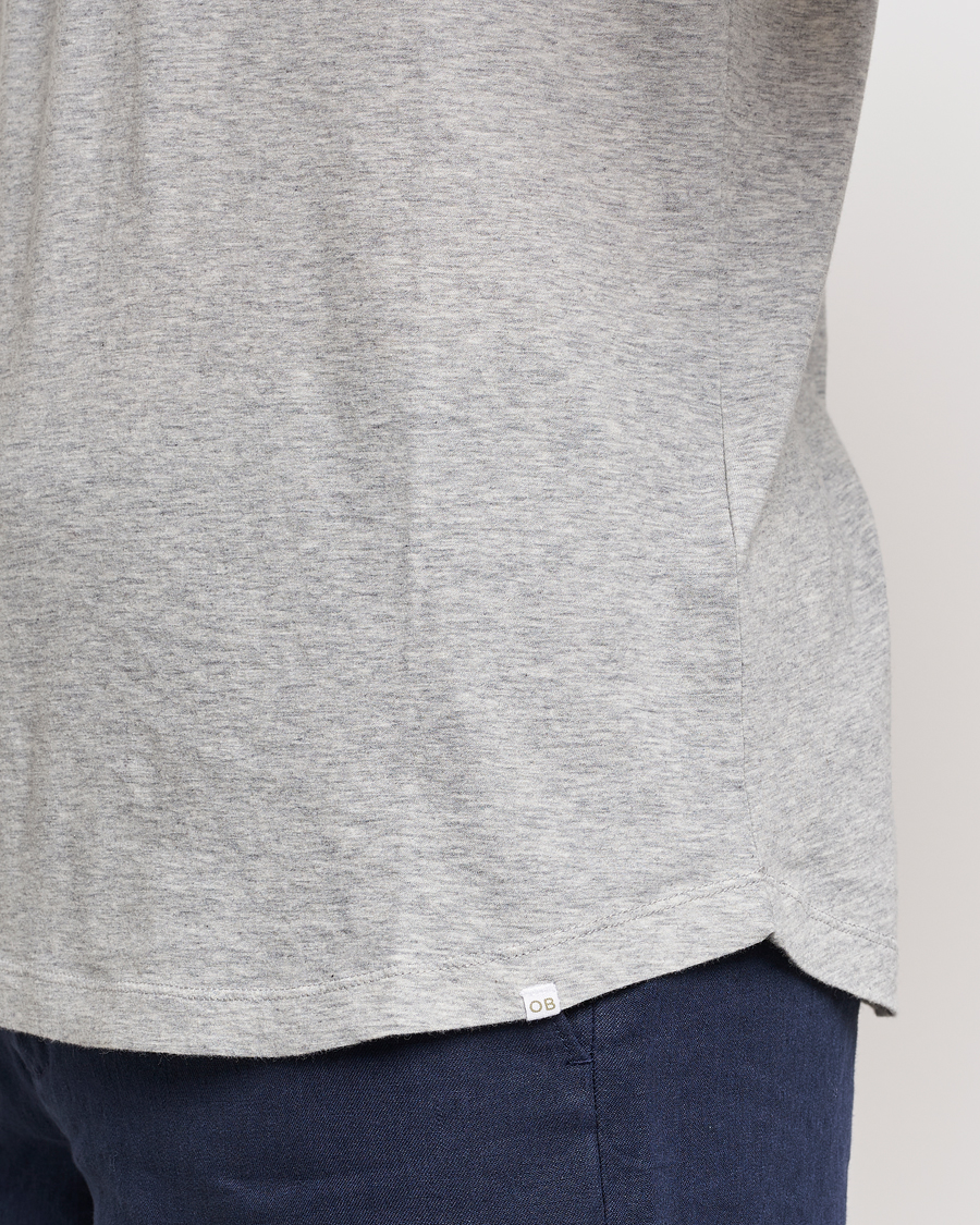 Uomini | T-shirt | Orlebar Brown | OB Crew Neck Tee Mid Grey Melange