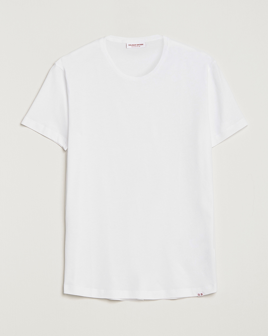 Uomini | T-shirt | Orlebar Brown | OB Crew Neck Tee White