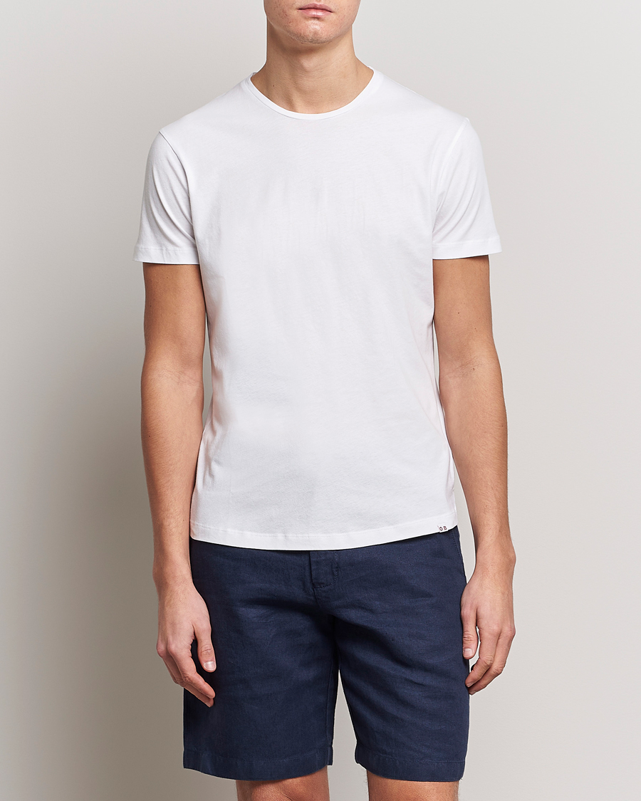 Uomini | T-shirt | Orlebar Brown | OB Crew Neck Tee White