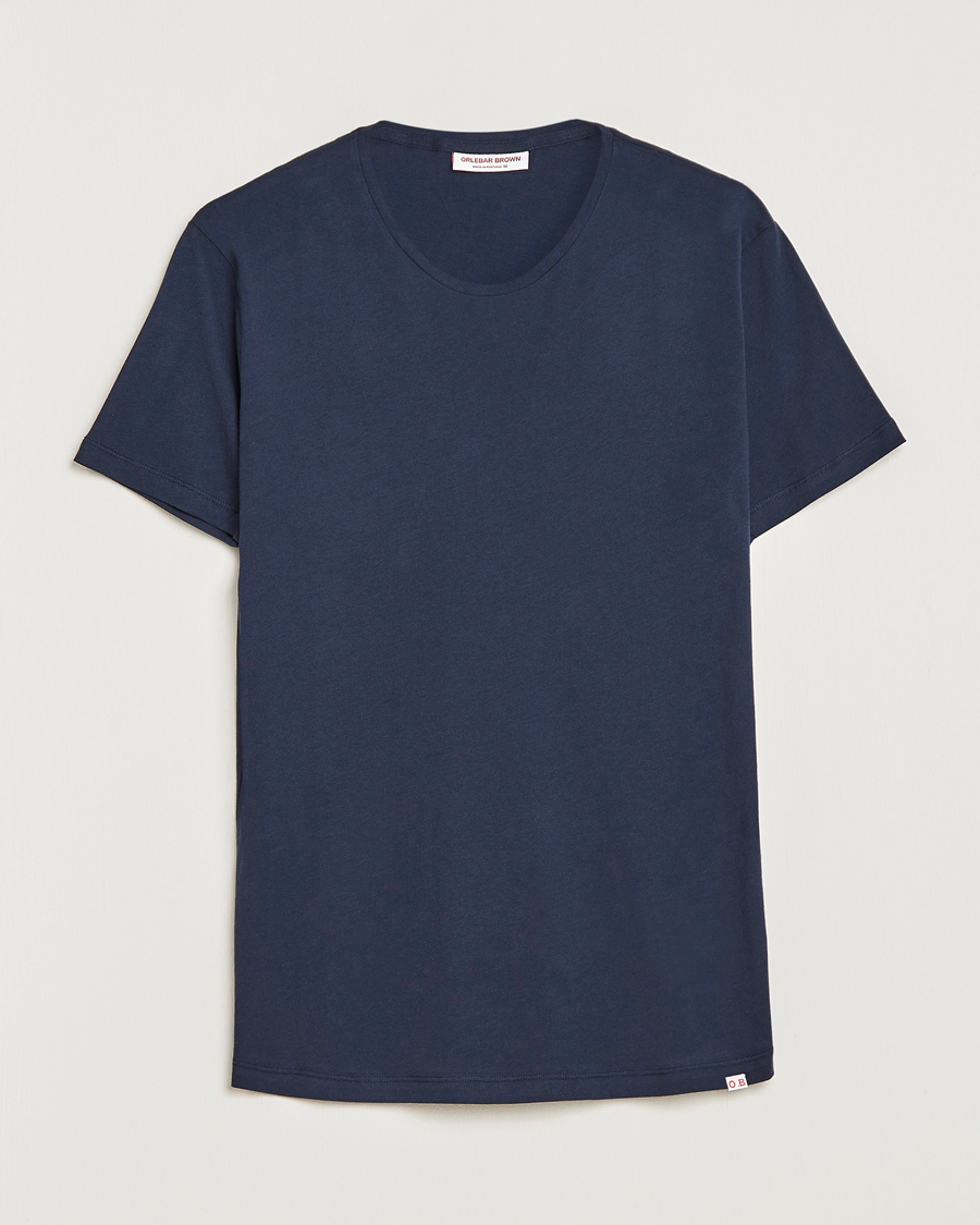 Uomini | T-shirt | Orlebar Brown | OB Crew Neck Tee Navy