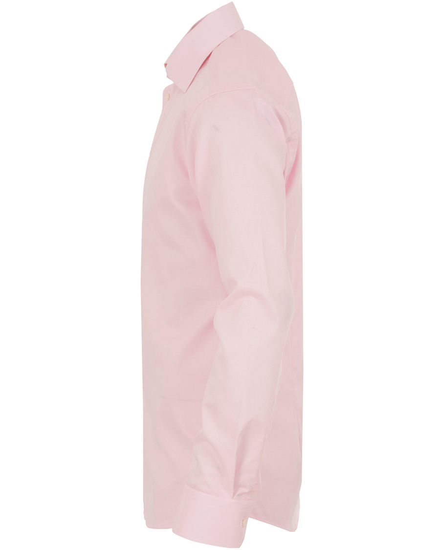 Uomini | Camicie | Eton | Slim Fit Cut Away Micro Print Shirt Pink/Red