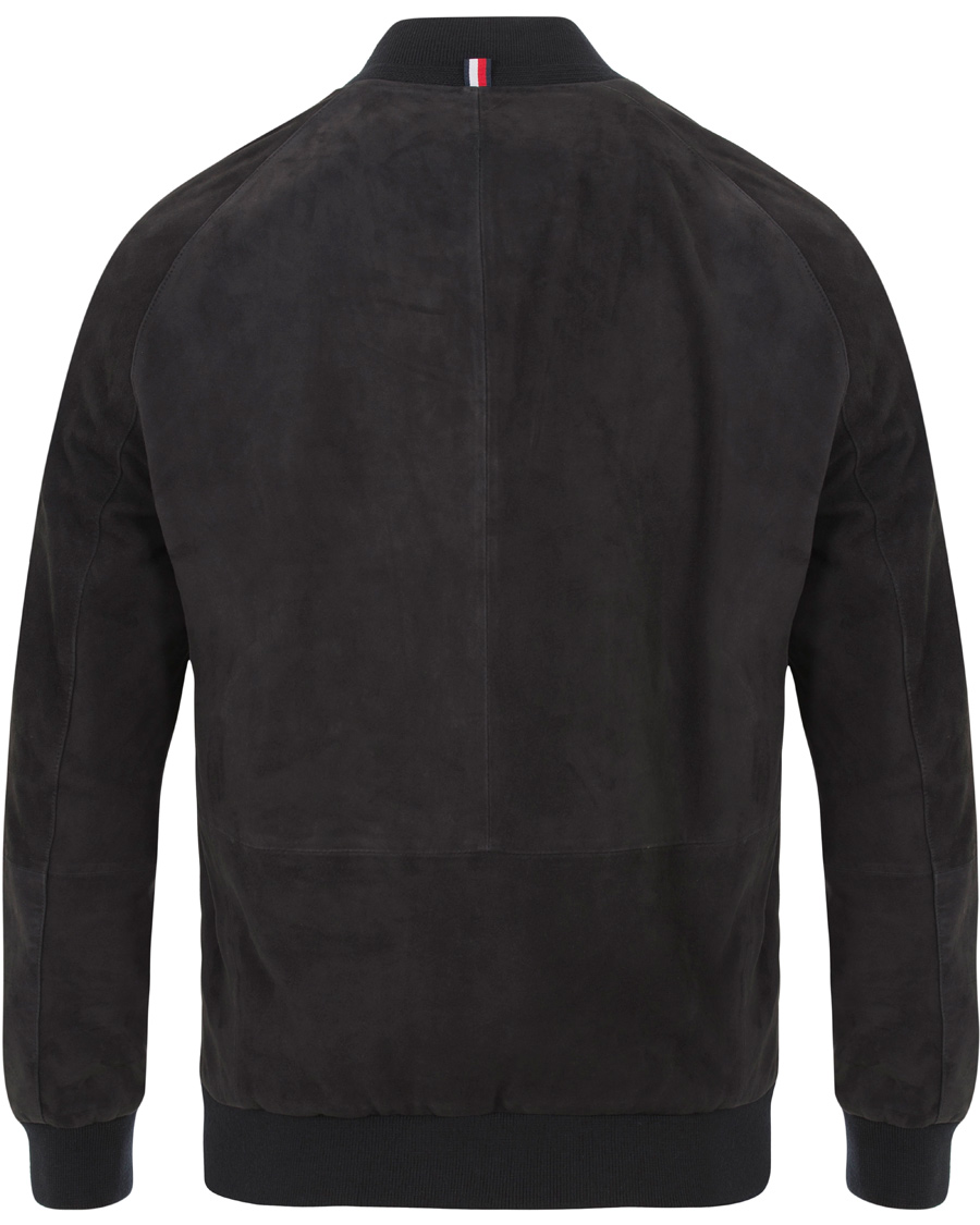 Uomini | Giacche | Tommy Hilfiger | Caen Bomber Suede Jacket Midnight