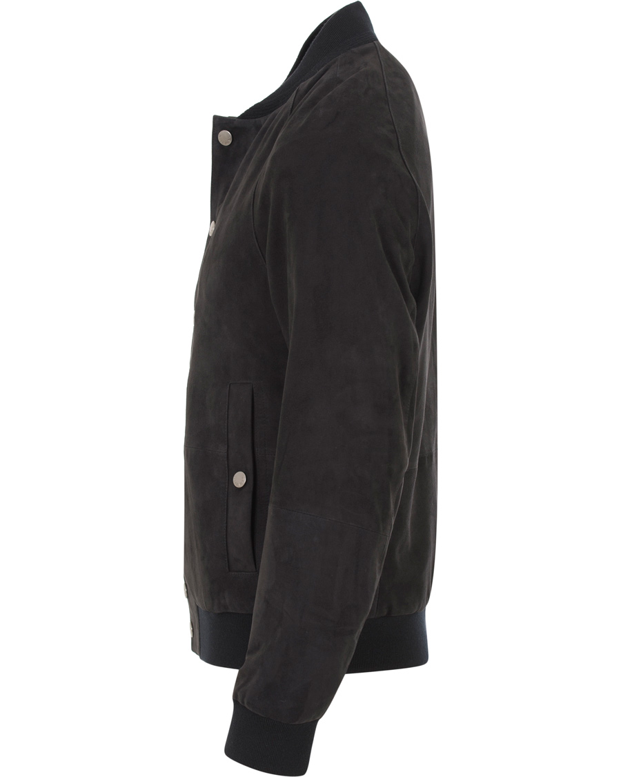Uomini | Giacche | Tommy Hilfiger | Caen Bomber Suede Jacket Midnight
