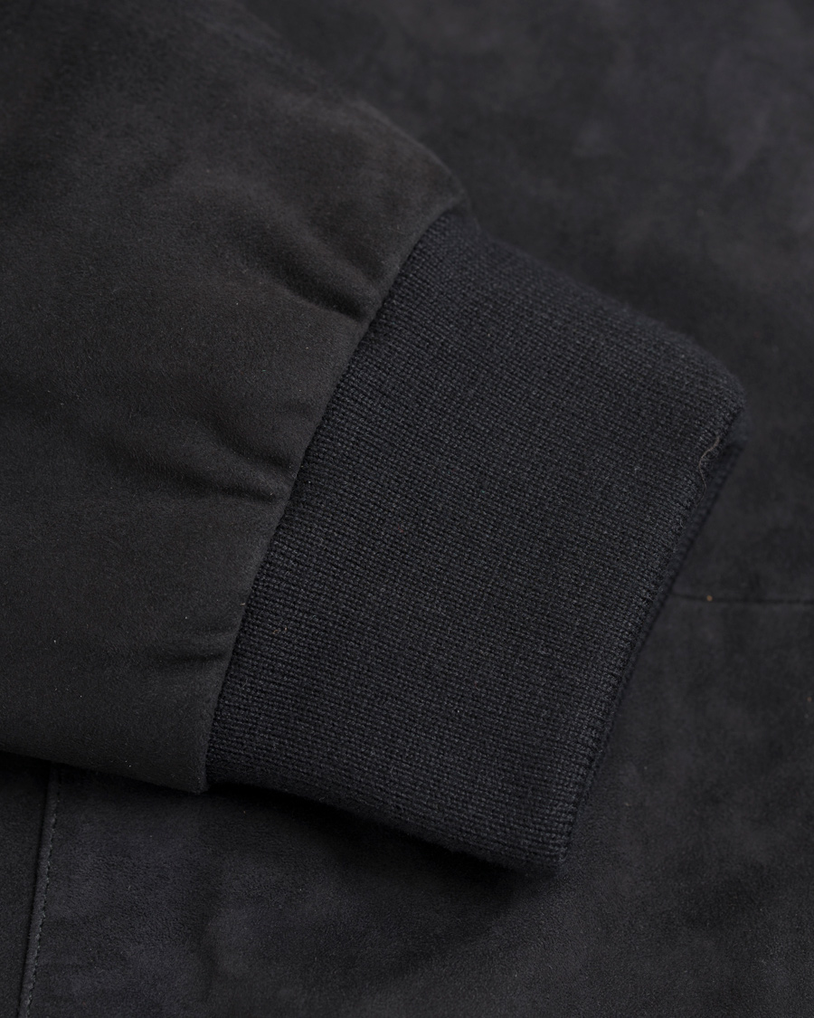 Uomini | Giacche | Tommy Hilfiger | Caen Bomber Suede Jacket Midnight