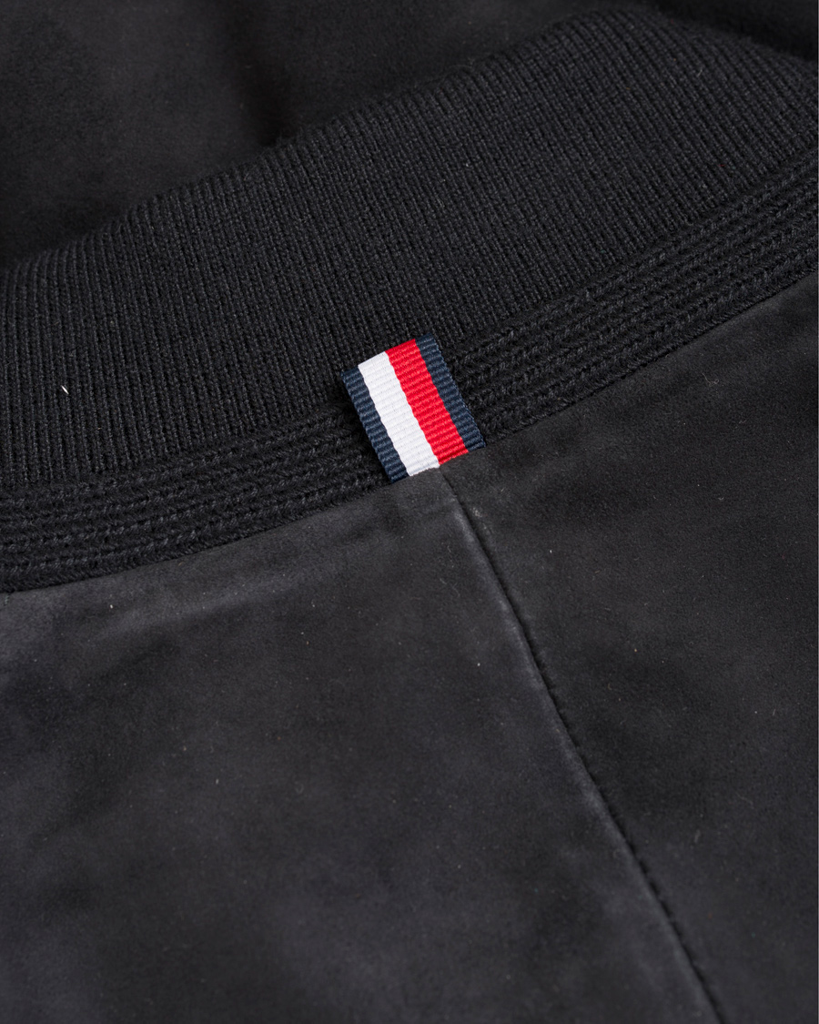 Uomini | Giacche | Tommy Hilfiger | Caen Bomber Suede Jacket Midnight