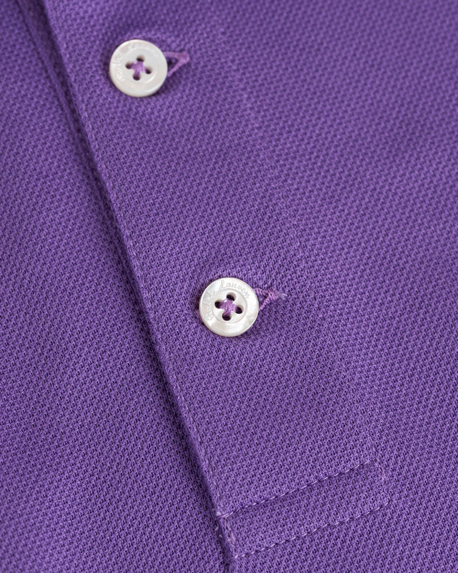 Uomini | Polo | Ralph Lauren Purple Label | Mercerized Cotton Pique Classic Lavender