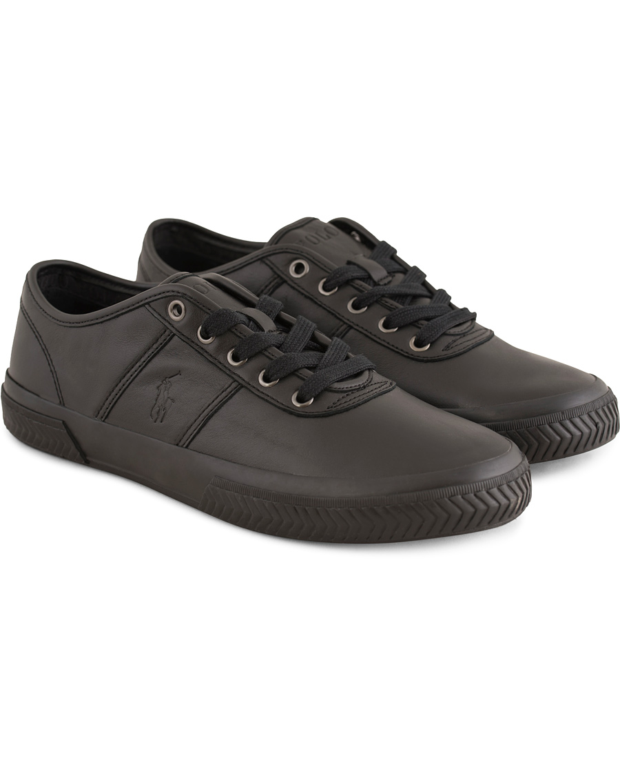 Uomini | Polo Ralph Lauren Tyrian Calf Sneaker Black | Polo Ralph Lauren | Tyrian Calf Sneaker Black