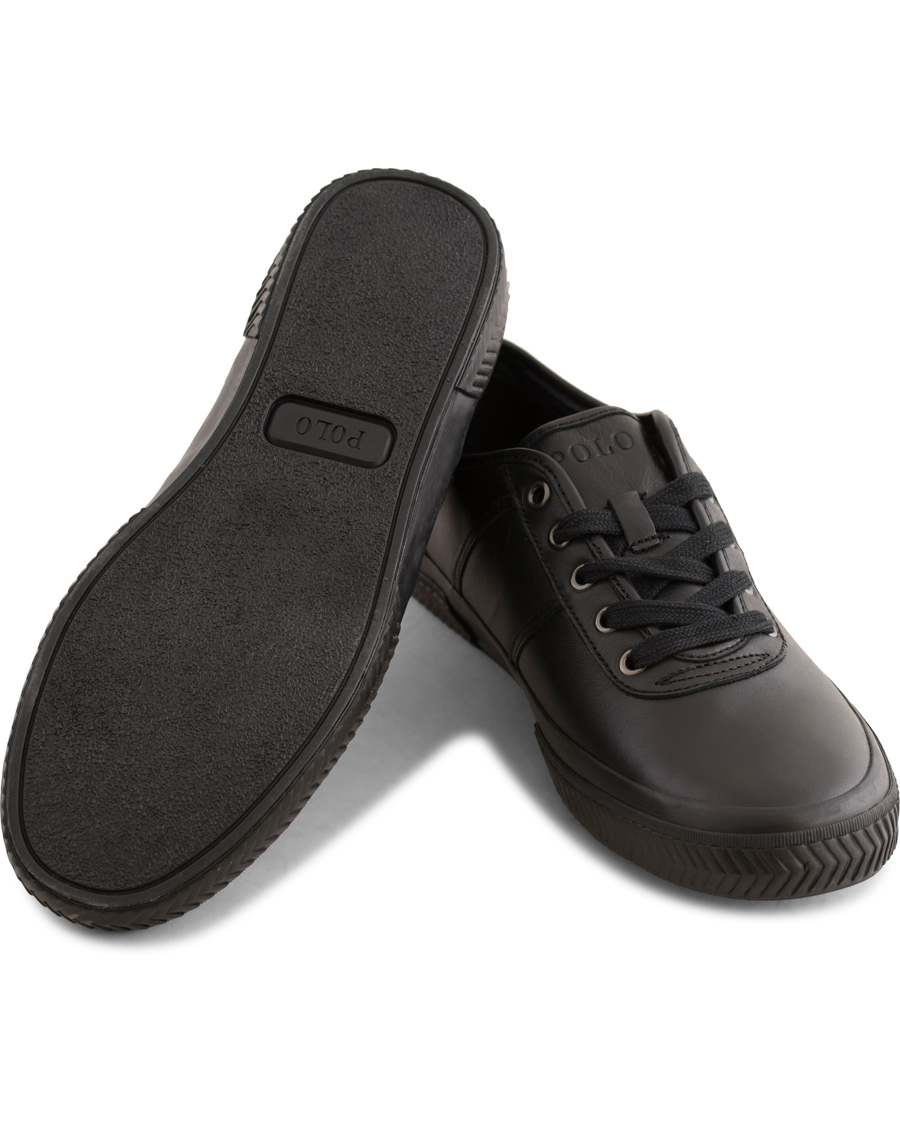 Uomini | Polo Ralph Lauren Tyrian Calf Sneaker Black | Polo Ralph Lauren | Tyrian Calf Sneaker Black