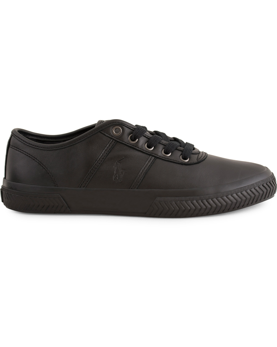 Uomini | Polo Ralph Lauren Tyrian Calf Sneaker Black | Polo Ralph Lauren | Tyrian Calf Sneaker Black