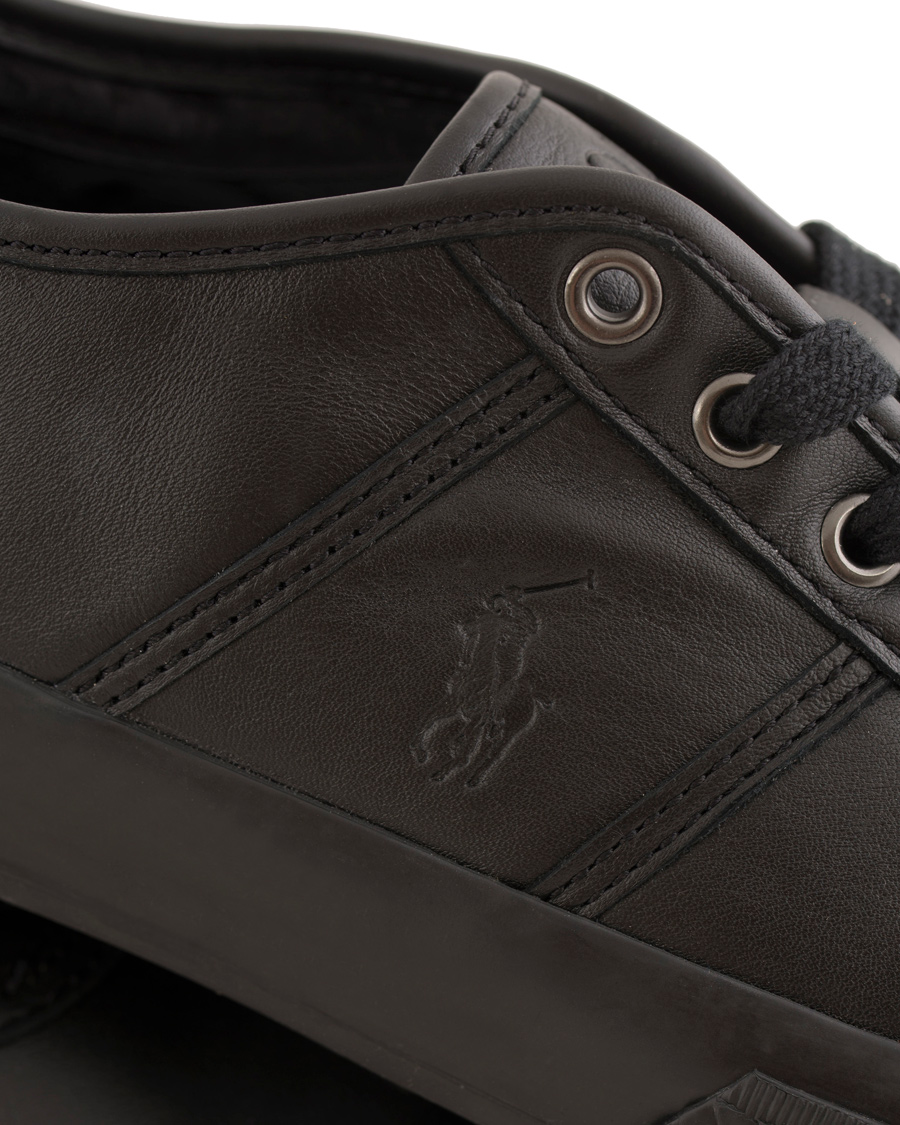 Uomini | Polo Ralph Lauren Tyrian Calf Sneaker Black | Polo Ralph Lauren | Tyrian Calf Sneaker Black