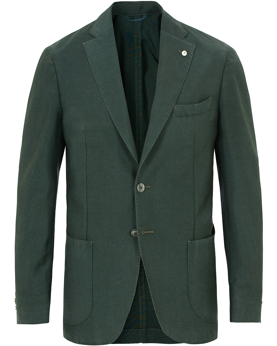 Uomini | Blazers | L.B.M. 1911 | Jack Regular Vintage Wool/Mohair Blazer Green