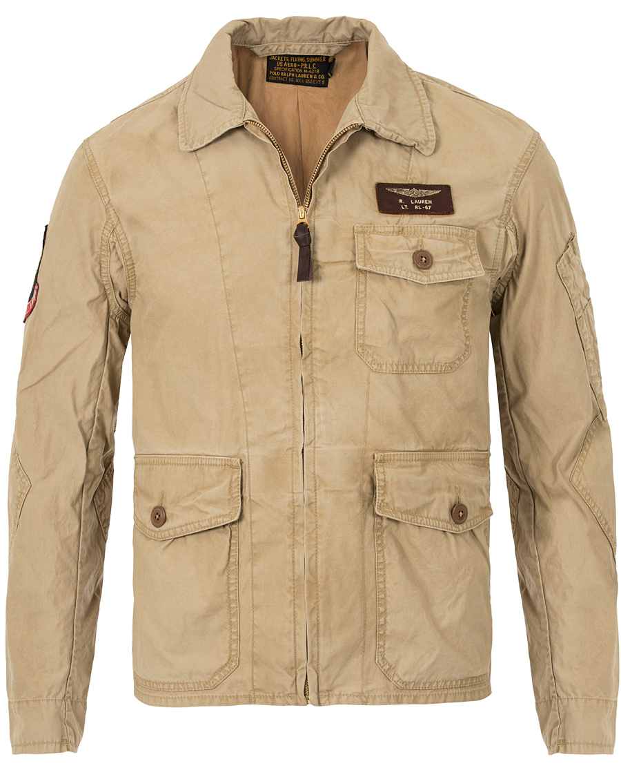 Uomini | Giacche | Polo Ralph Lauren | Flight Jacket Gallery Tan