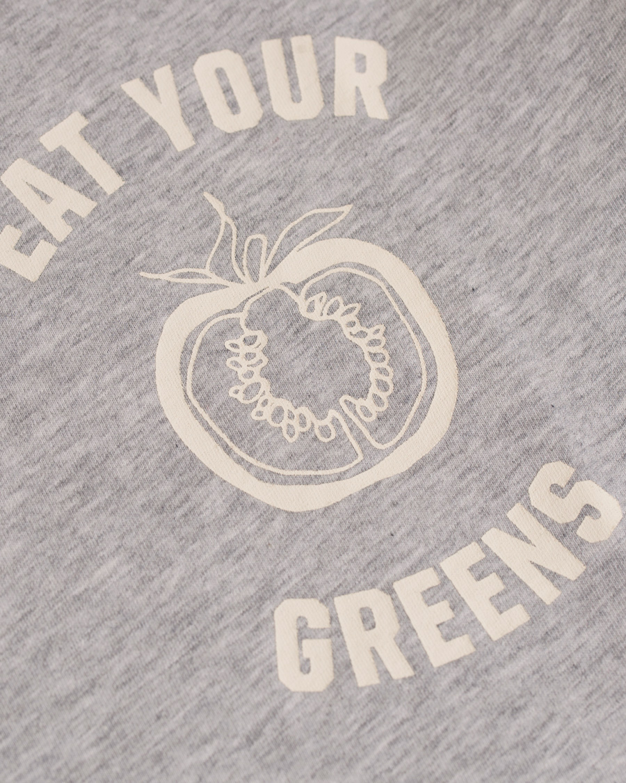 Uomini | T-shirt | GANT Rugger | Eat Your Green Tee Grey