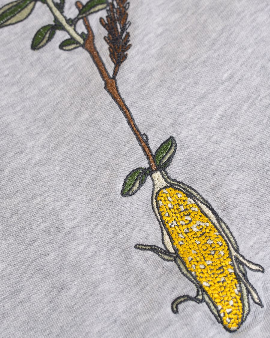 Uomini | Maglieria | GANT Rugger | The Embroidery Crew Sweatshirt Grey