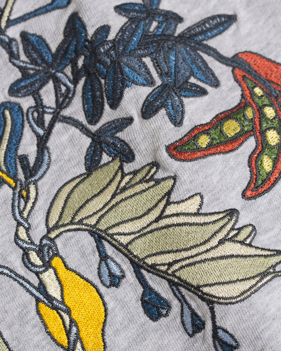 Uomini | Maglieria | GANT Rugger | The Embroidery Crew Sweatshirt Grey