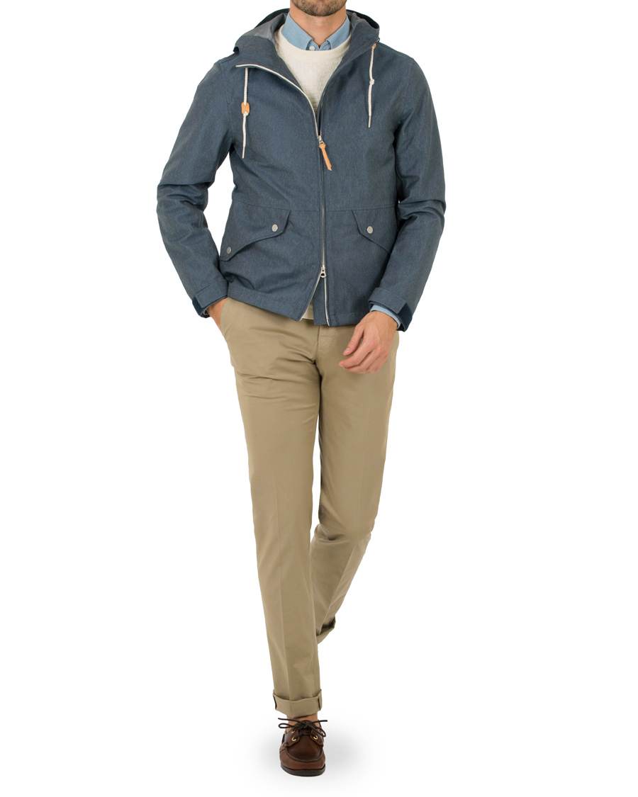 Uomini | Giacche | GANT Rugger | 3 Layer Jacket Indigo Blue