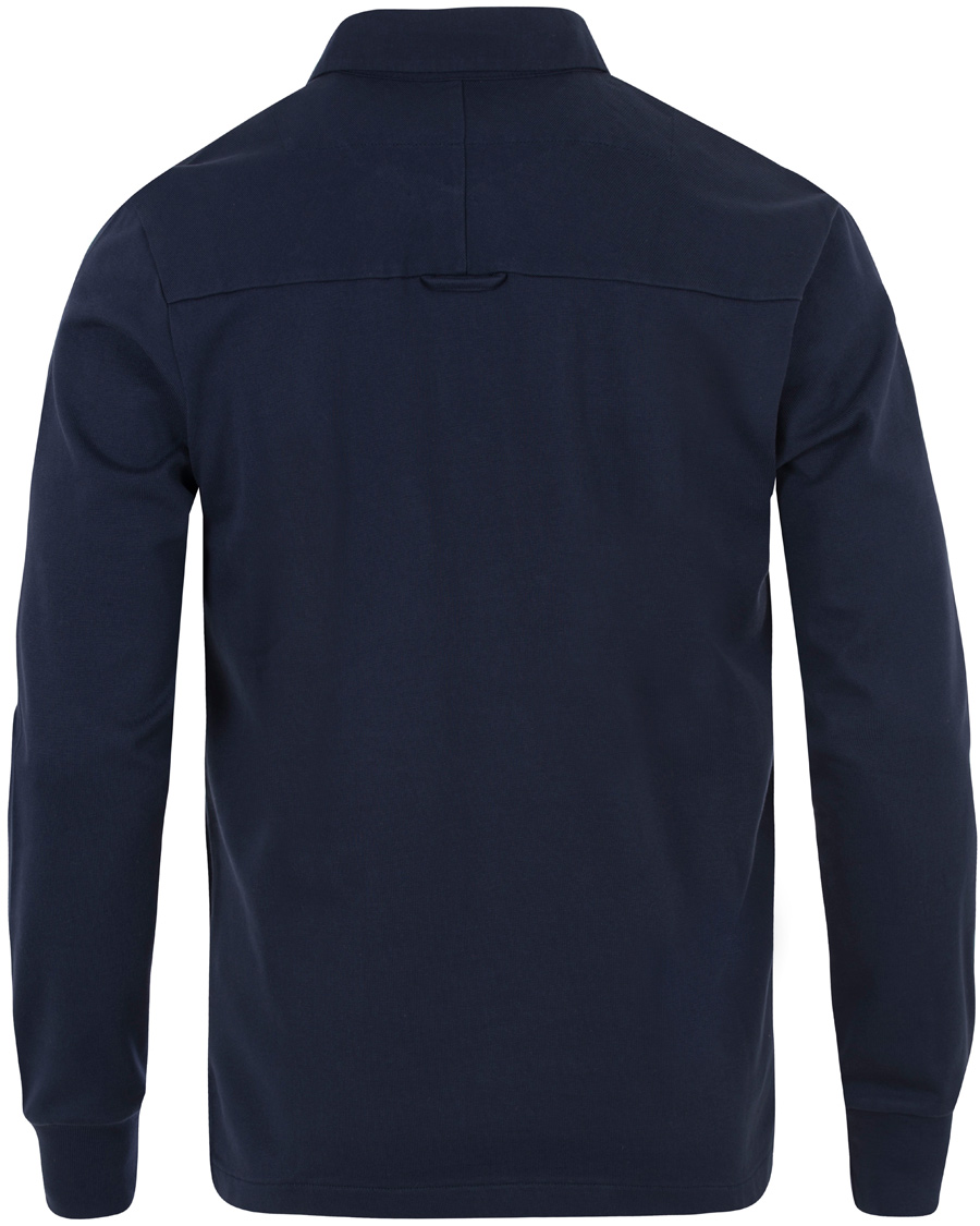 Uomini | Maglieria | GANT Diamond G | Mercerized Rugby Top Marine