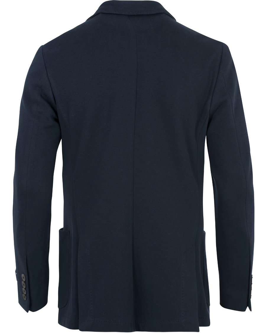 Uomini | Blazers | Gant | Weekender Fit Cotton Pique Blazer Navy