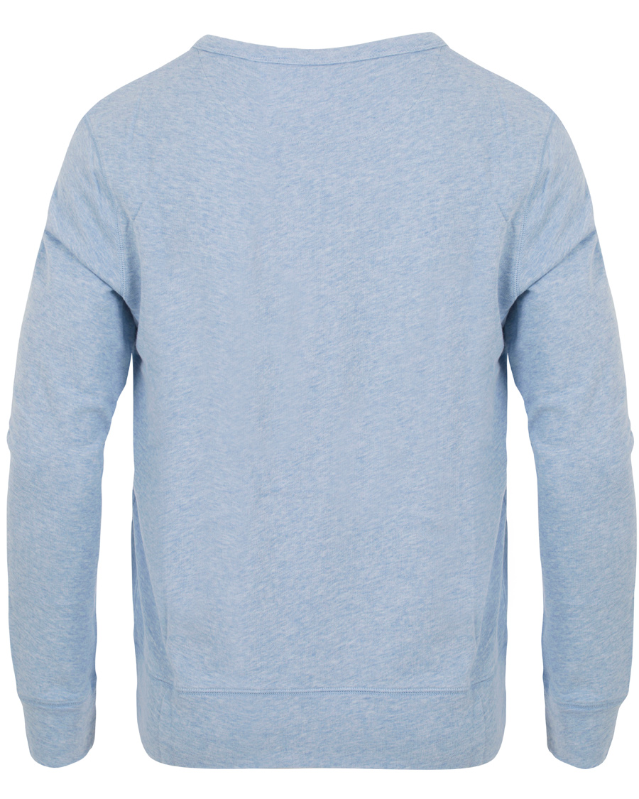 Uomini | Maglieria | GANT | New Haven Sweatshirt Frost Blue Melange