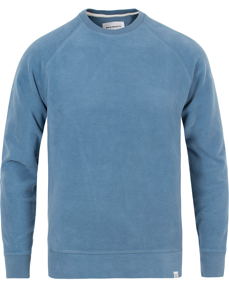 Uomini | Maglieria | Norse Projects | Ketel Brushed Sweatshirt Marginal Blue