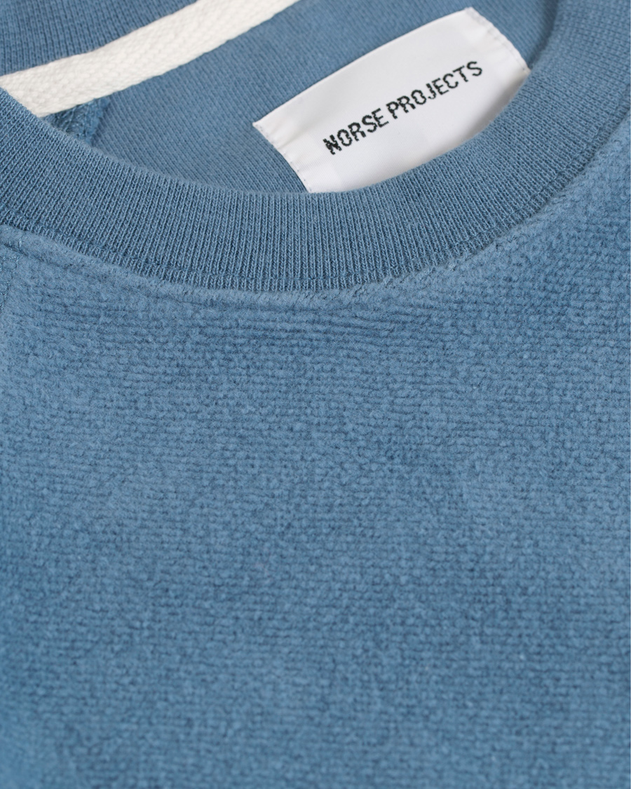 Uomini | Maglieria | Norse Projects | Ketel Brushed Sweatshirt Marginal Blue