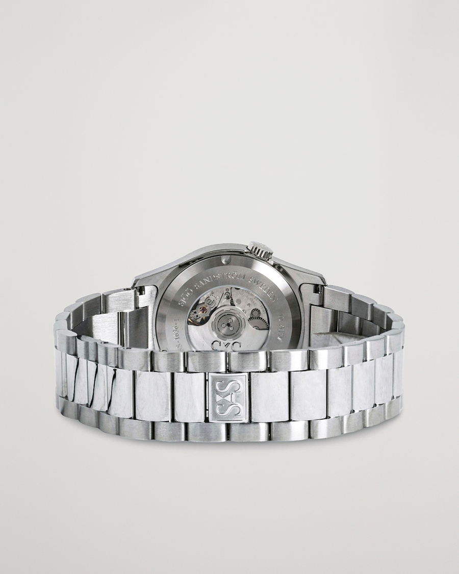 Uomini | Sjöö Sandström Royal Steel Classic 36mm Black with Steel | Sjöö Sandström | Royal Steel Classic 36mm Black with Steel