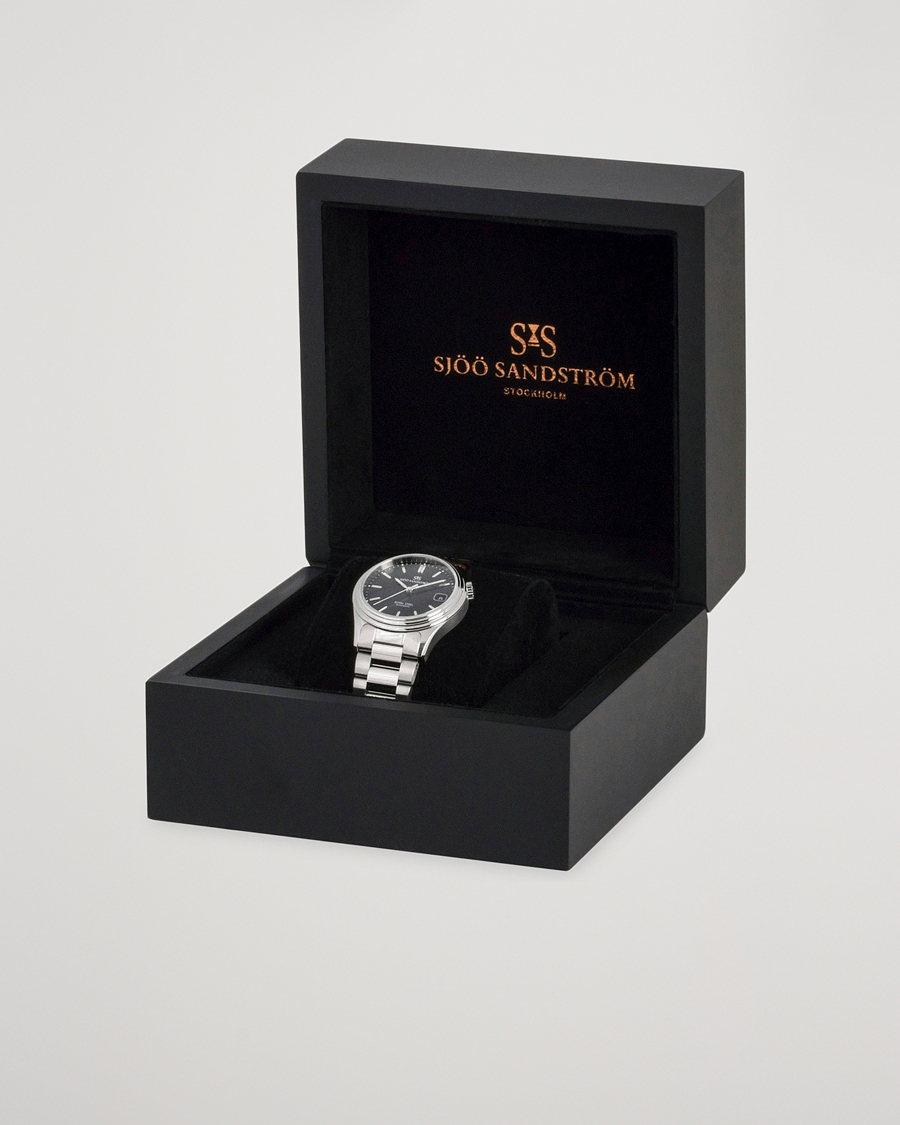 Uomini | Sjöö Sandström Royal Steel Classic 36mm Black with Steel | Sjöö Sandström | Royal Steel Classic 36mm Black with Steel