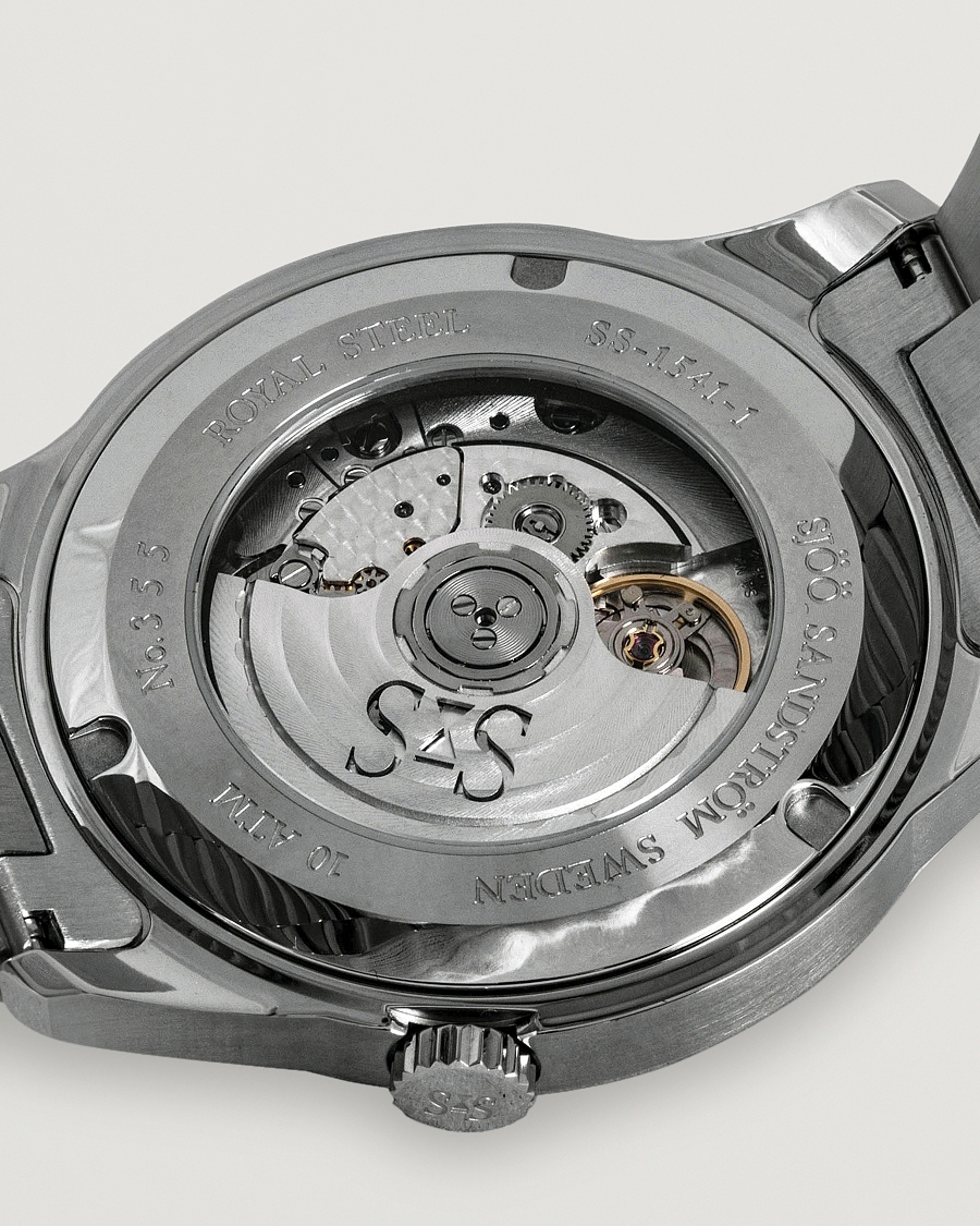 Uomini | Sjöö Sandström Royal Steel Classic 41mm Black and Steel | Sjöö Sandström | Royal Steel Classic 41mm Black and Steel