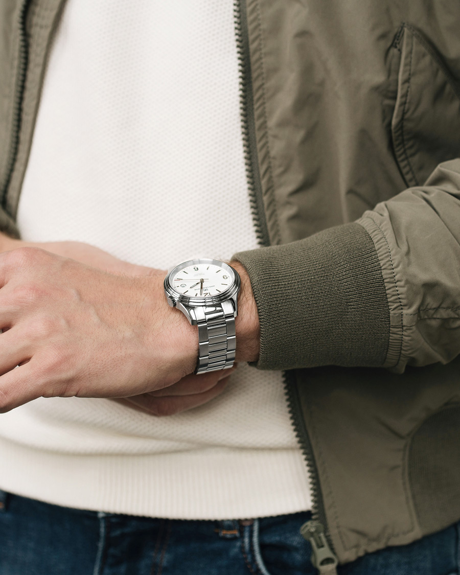 Uomini | Sjöö Sandström Royal Steel Classic 41mm White and Steel | Sjöö Sandström | Royal Steel Classic 41mm White and Steel