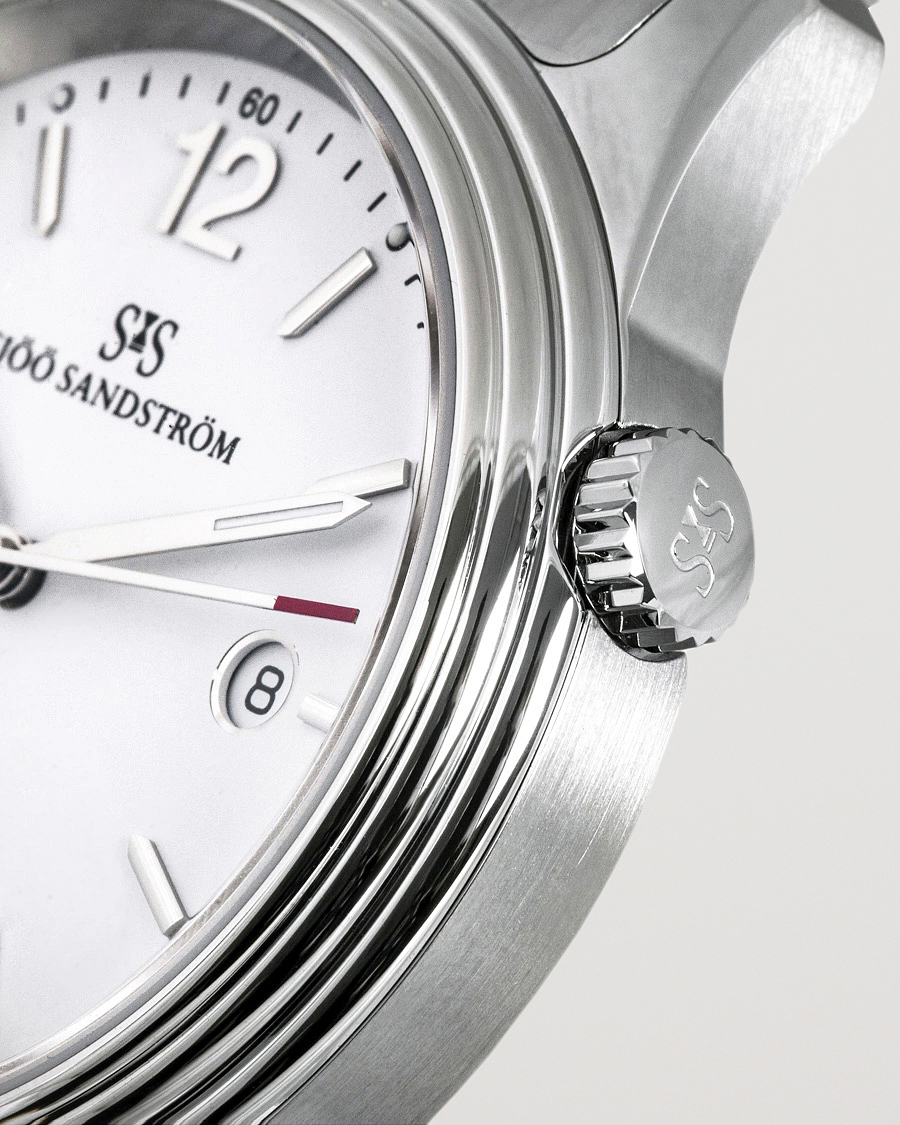 Uomini | Sjöö Sandström Royal Steel Classic 41mm White and Steel | Sjöö Sandström | Royal Steel Classic 41mm White and Steel