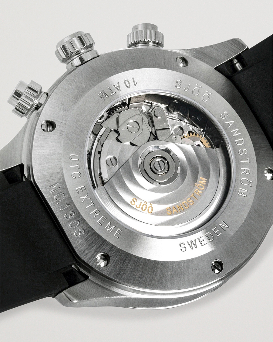 Uomini | Sjöö Sandström UTC Extreme 44,2mm Silver and Black Rubber | Sjöö Sandström | UTC Extreme 44,2mm Silver and Black Rubber