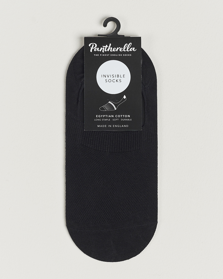 Uomini | Biancheria intima | Pantherella | Footlet Cotton/Nylon Sock Black