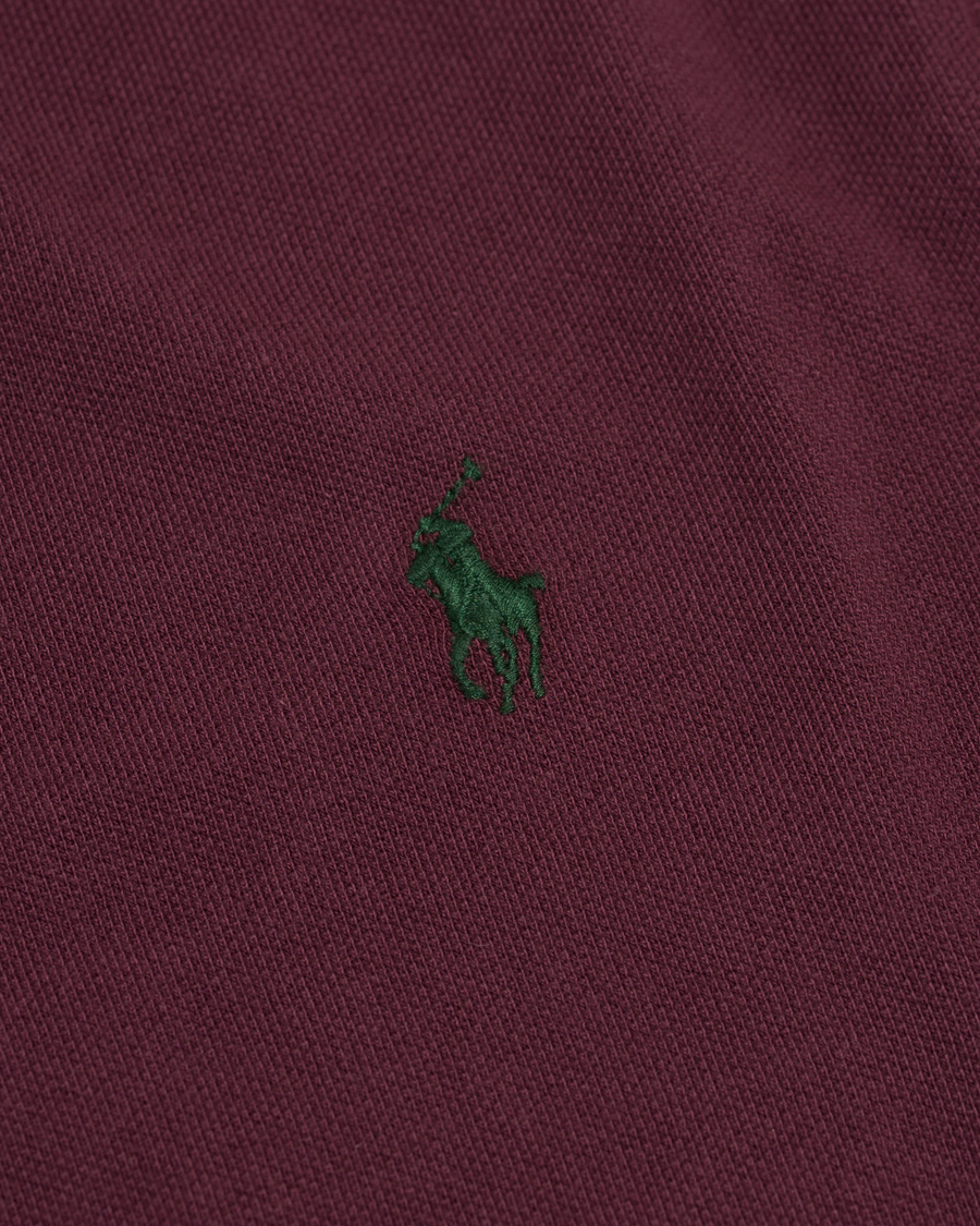 Uomini | Polo | Polo Ralph Lauren | Slim Fit Polo Classic Burgundy