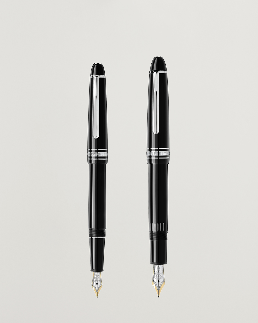 Uomini | Penne | Montblanc | 145 Classique Meisterstück F Fountain Pen Platinum Line