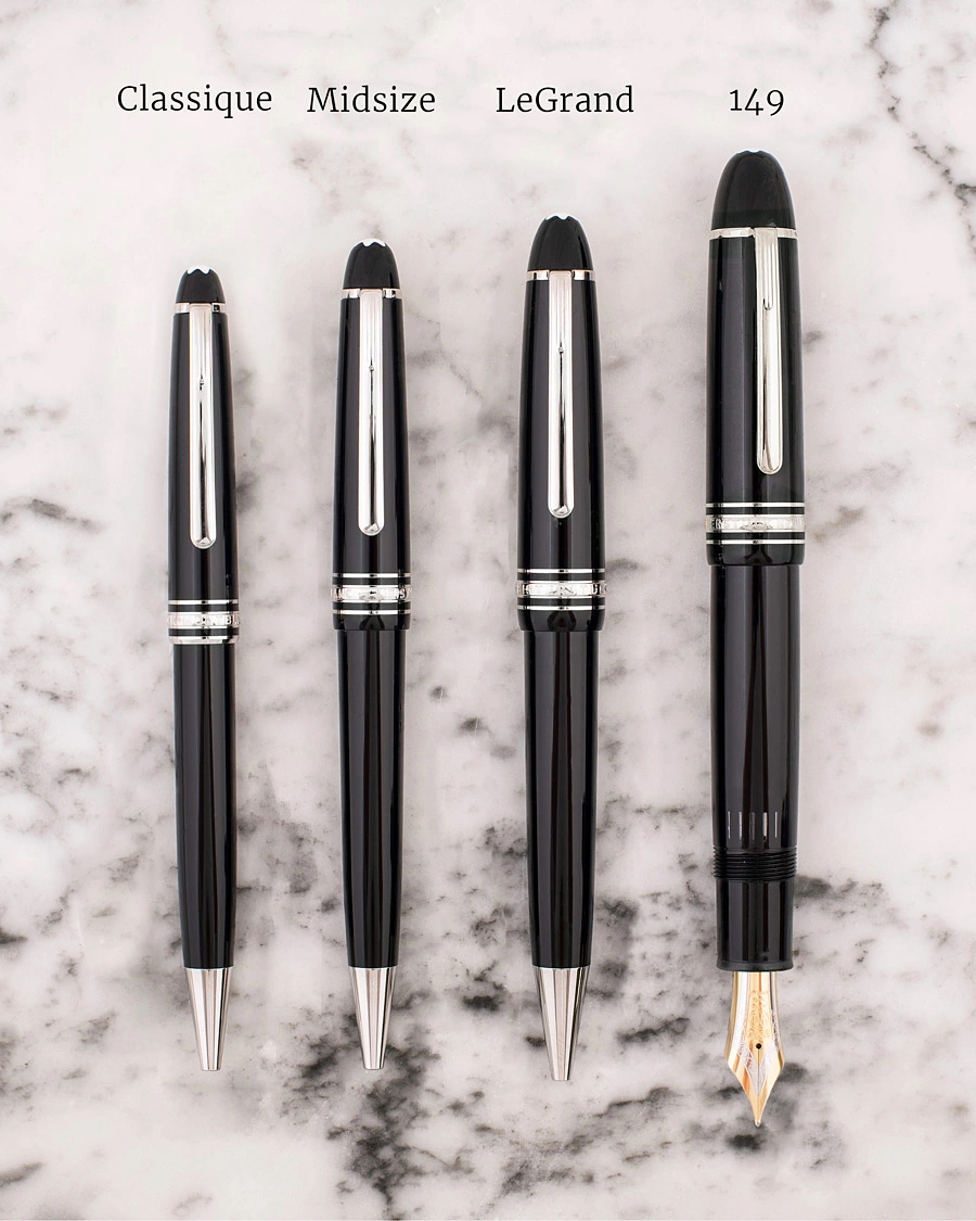 Uomini | Penne | Montblanc | 146 LeGrand Meisterstück M Fountain Pen Platinum Line