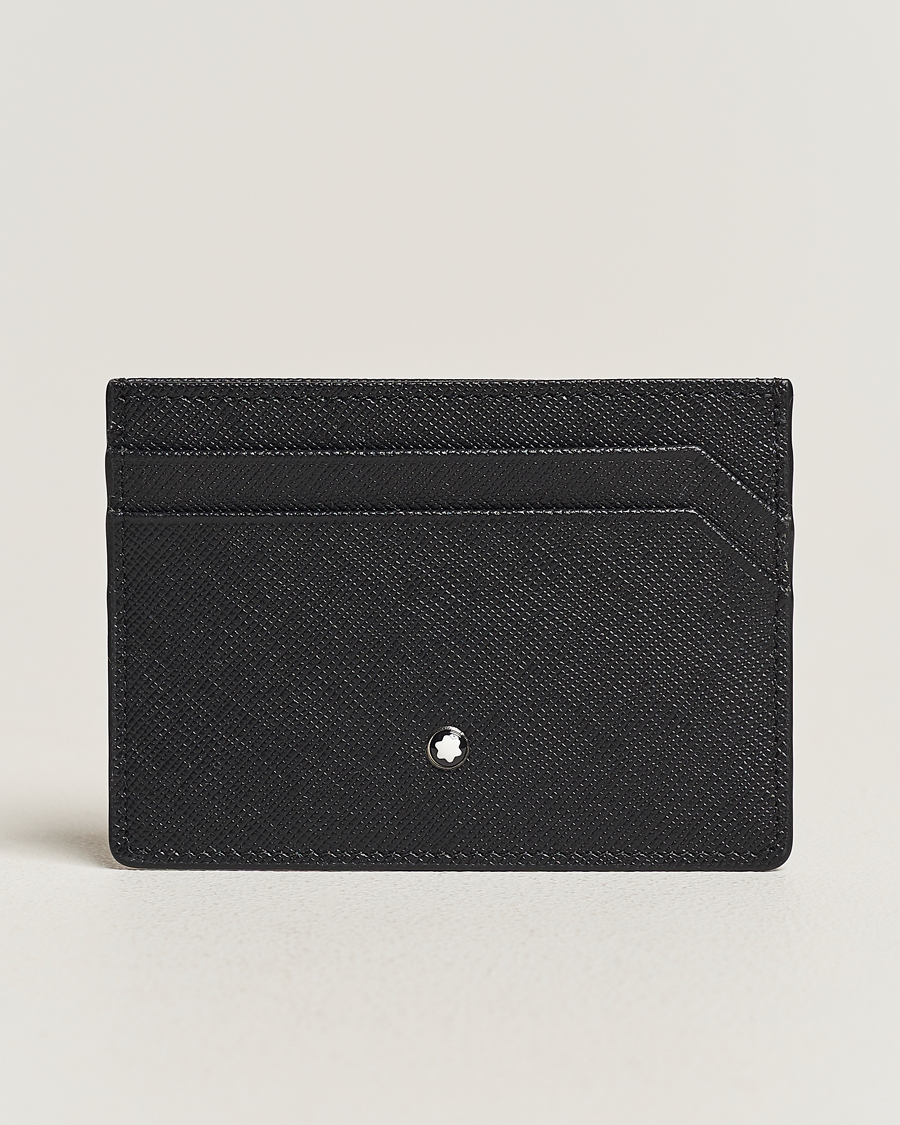 Uomini | Montblanc Sartorial Pocket 5 Credit Card Holder Black | Montblanc | Sartorial Pocket 5 Credit Card Holder Black