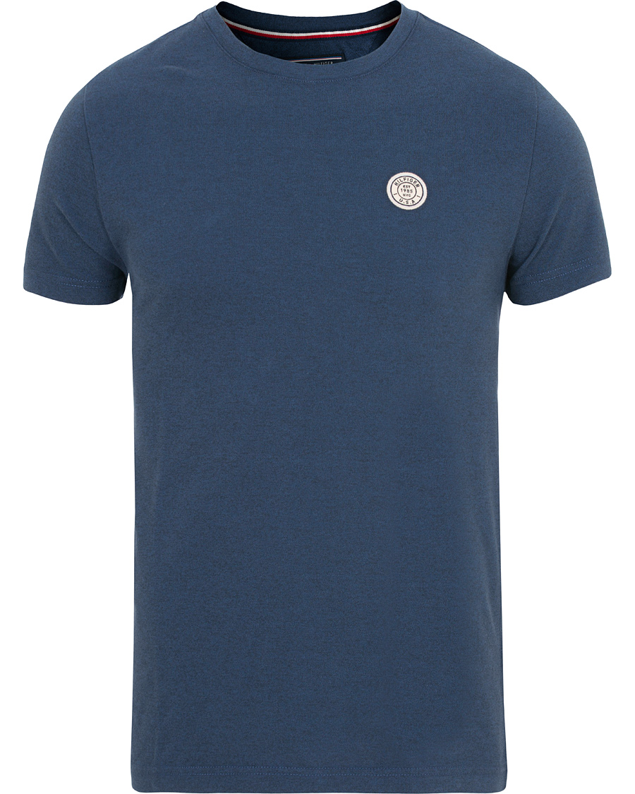Uomini | T-shirt | Tommy Hilfiger | Pando Crew Neck Tee Estate Blue