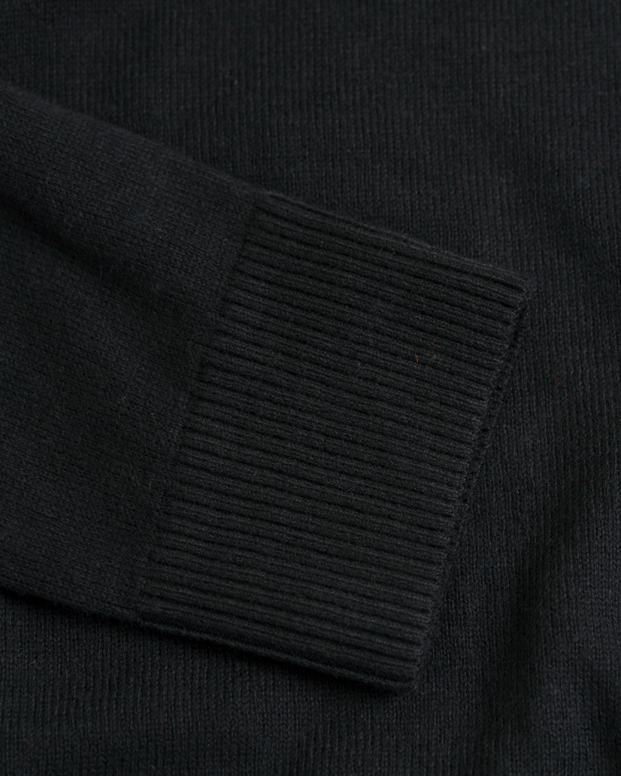 Uomini | Maglieria | Tommy Hilfiger | Pima Cotton/Cashmere V-Neck Pullover Flag Black