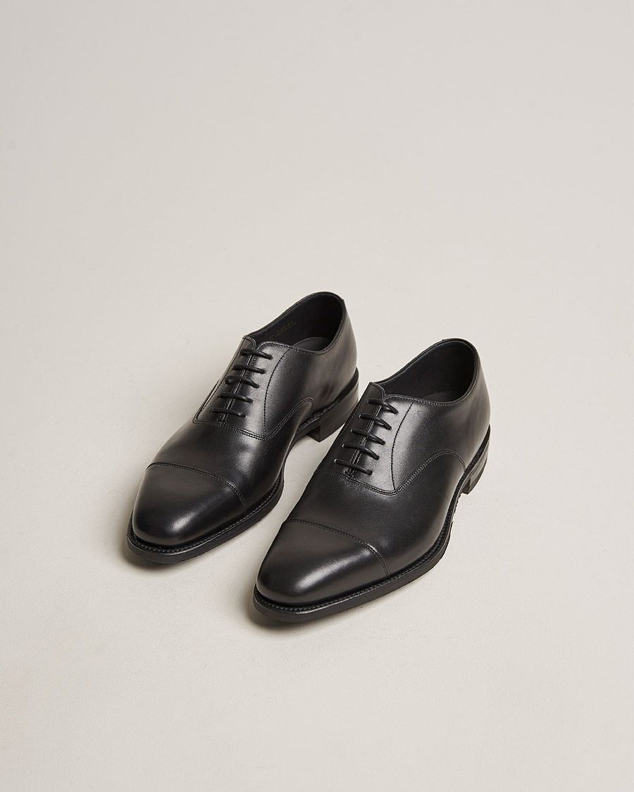 Uomini | Scarpe Oxford | Loake 1880 | Aldwych Single Oxford Black Calf