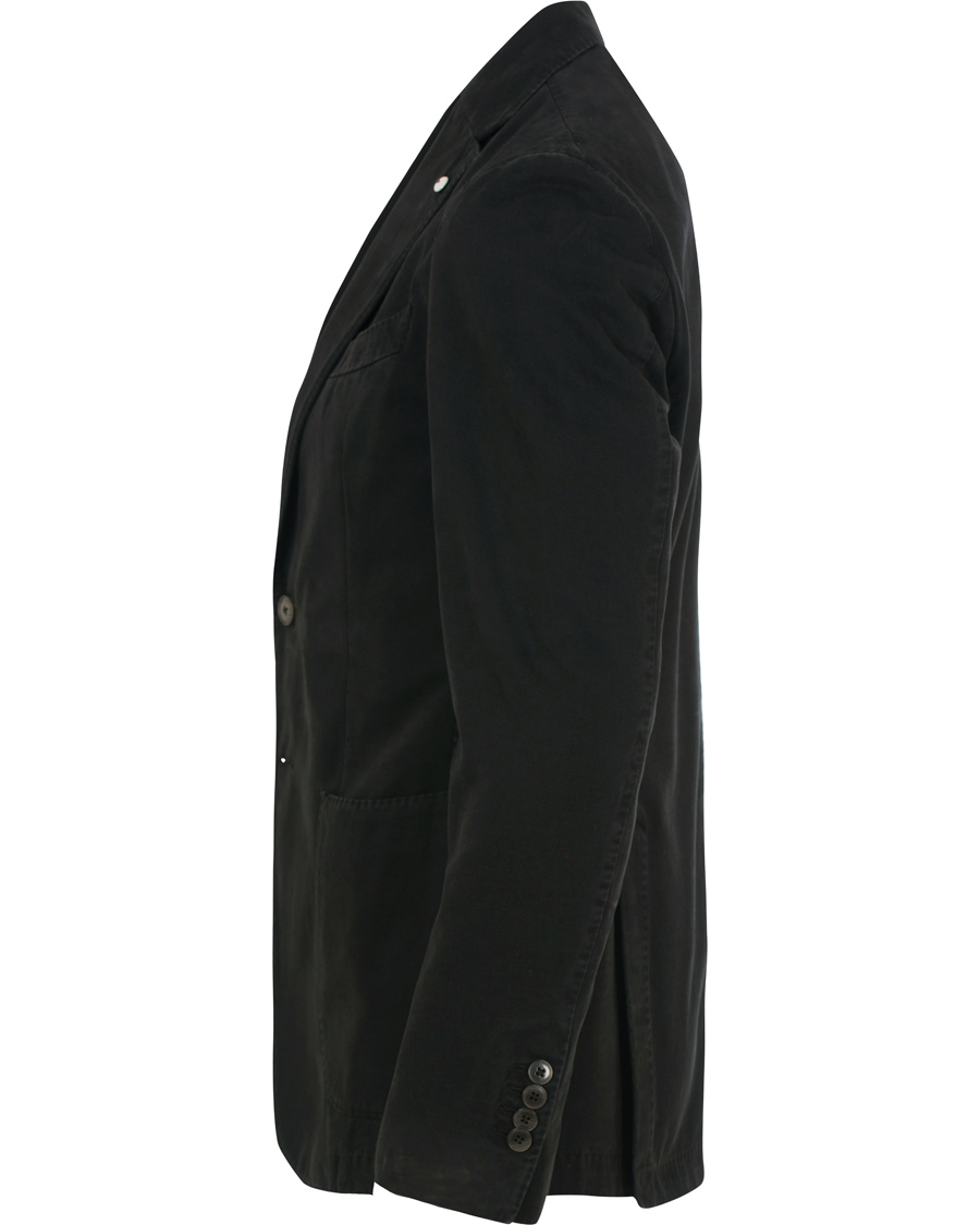 Uomini | Blazers | L.B.M. 1911 | Jack Slim Fit Cotton Blazer Black
