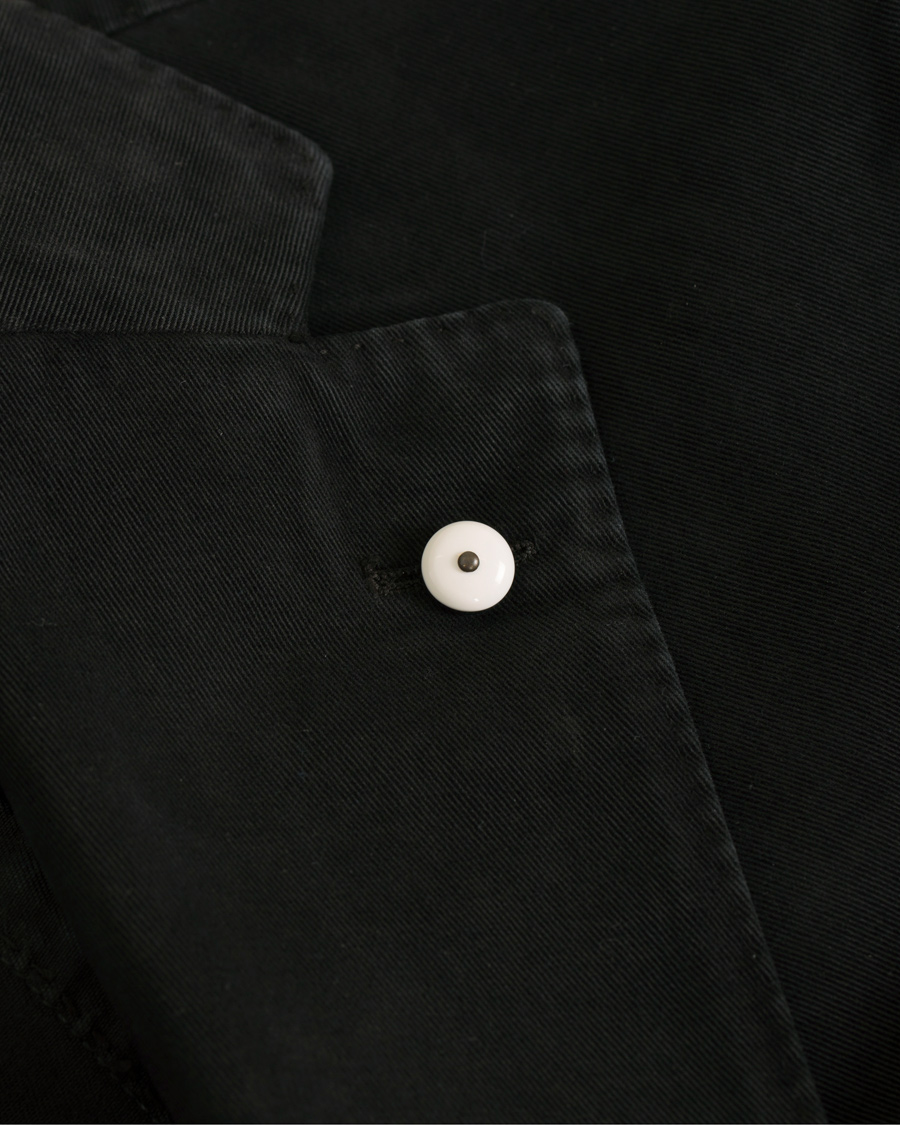 Uomini | Blazers | L.B.M. 1911 | Jack Slim Fit Cotton Blazer Black