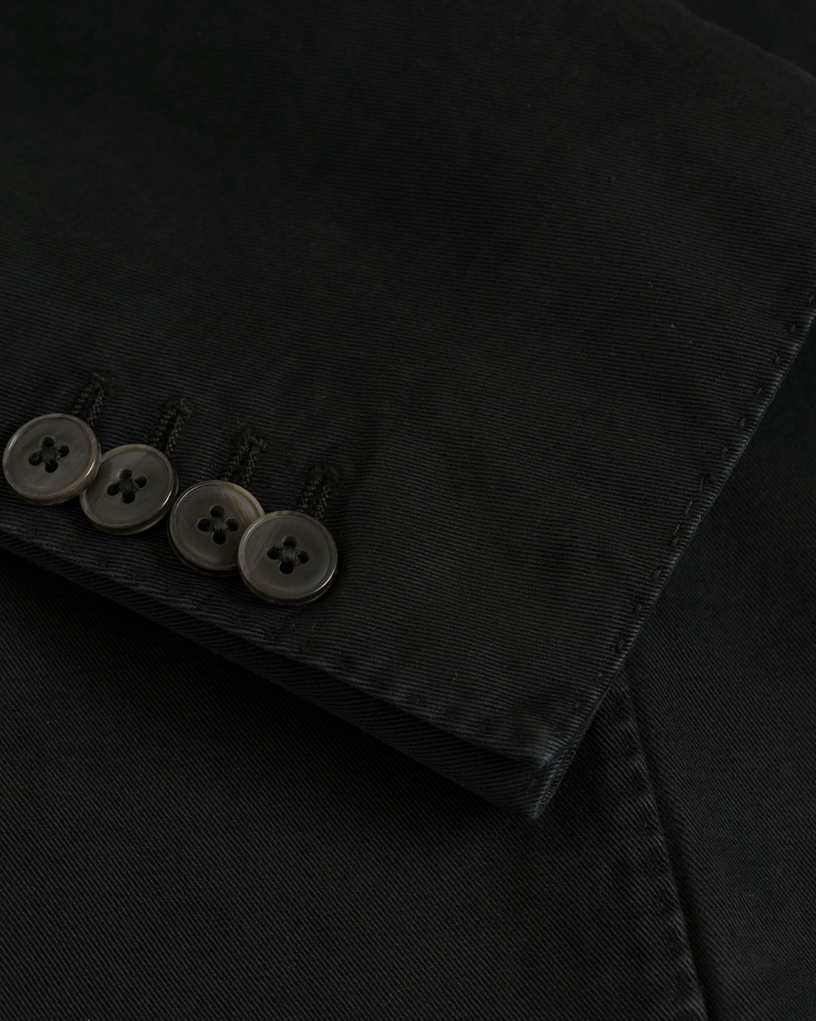 Uomini | Blazers | L.B.M. 1911 | Jack Slim Fit Cotton Blazer Black