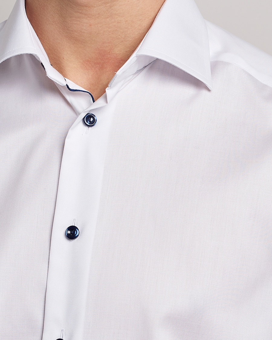 Uomini | Camicie | Eton | Slim Fit Signature Twill Shirt White