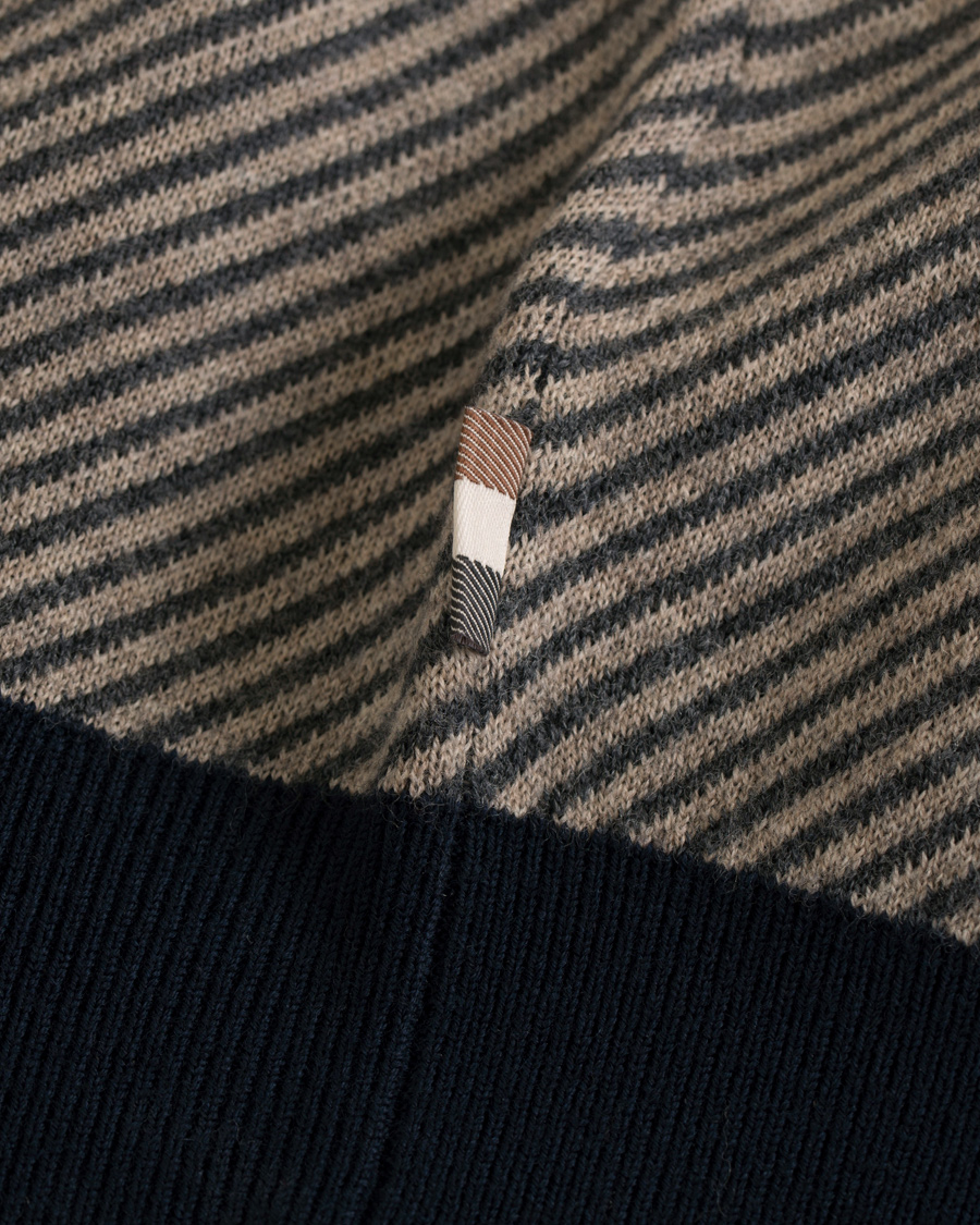 Uomini | Maglieria | Aquascutum | Clapton Large Check Knit Navy