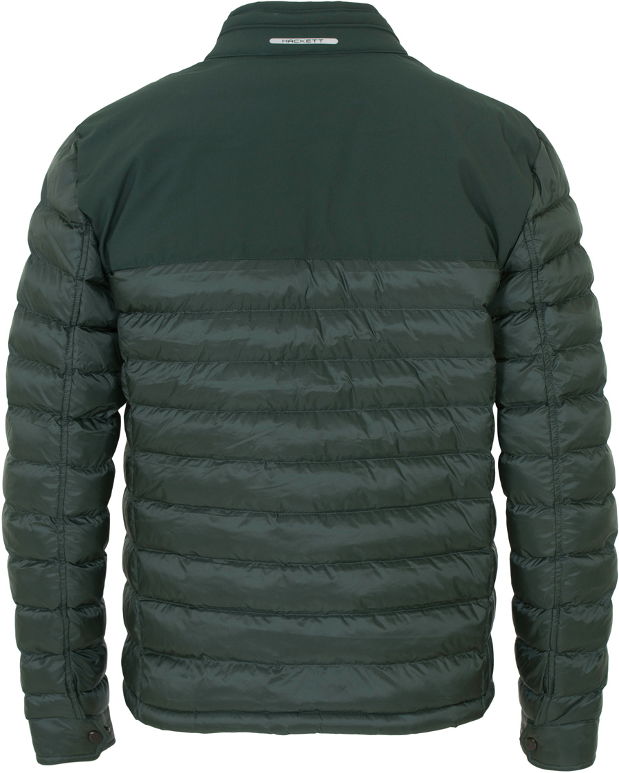 Uomini | Giacche | Hackett | Aston Martin Tech Moto Down Jacket Racing Green