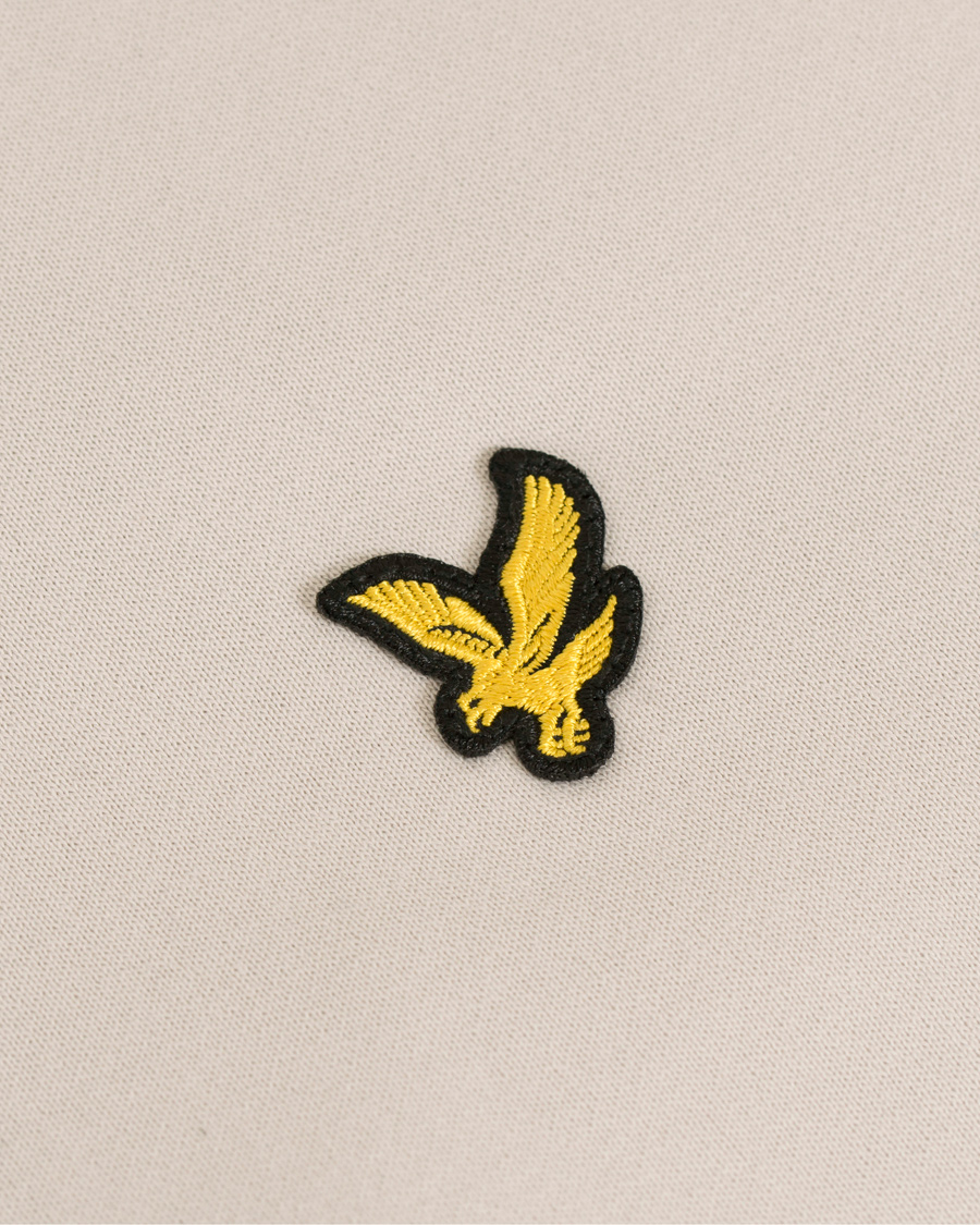 Uomini | Maglieria | Lyle & Scott | Half Zip Hoodie Light Grey